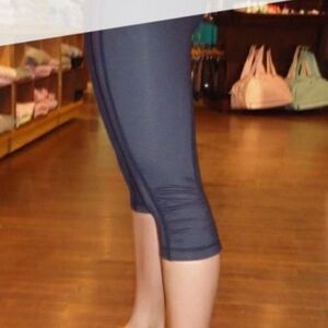Lululemon Dignity Crop Black Slub Denim Size 12
